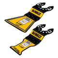 DeWalt 2-1/8 in. W Bi-Metal 3-Sided/PlungePoint Oscillating Blade Set