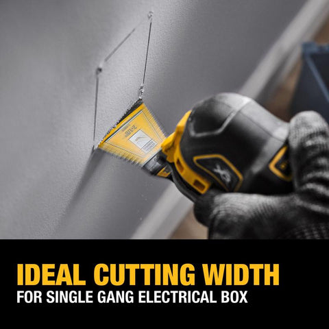 DeWalt 2-1/8 in. W Bi-Metal 3-Sided/PlungePoint Oscillating Blade Set