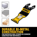 DeWalt 2-1/8 in. W Bi-Metal/Carbide Tipped Remodeler Oscillating