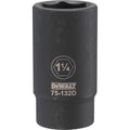 DeWalt SAE Deep Impact Socket, 3/4" Drive, 1-1/4"