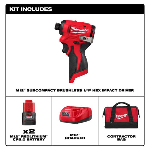 Milwaukee M12 SubImpDriver Kit