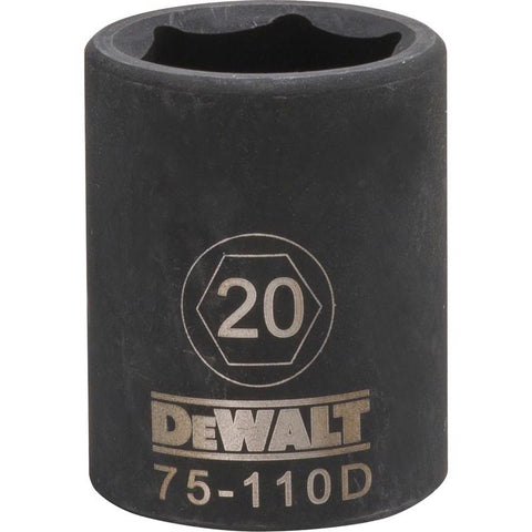 DeWalt Impct Socket 20x1/2" MM