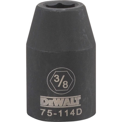 DeWalt SAE Deep Impact Socket, 3/8" x 1/2" Drive, 6 Point