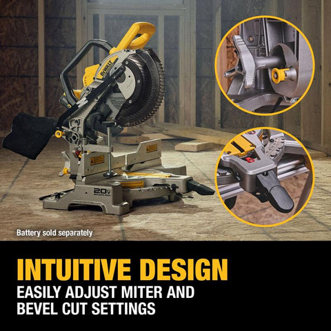 DeWalt 20v Db Cmpnd Miter saw10