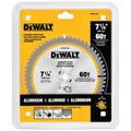 DeWalt 7-1/4" 60T Circ Blade