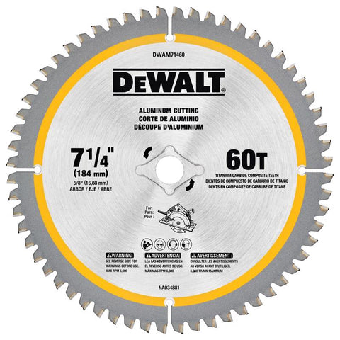 DeWalt 7-1/4" 60T Circ Blade