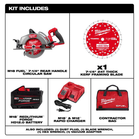 Milwaukee RH Circ Saw Kit