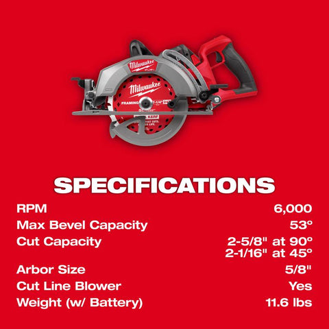 Milwaukee RH Circ Saw Kit