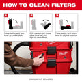 Milwaukee Wet/dry Fltr Attach Mw