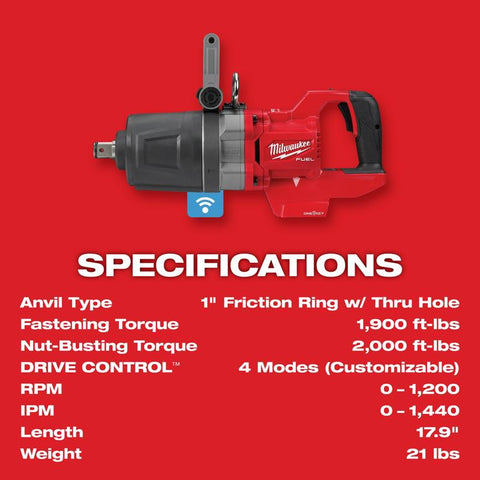 Milwaukee m18 Impact Wrench 1" 1b