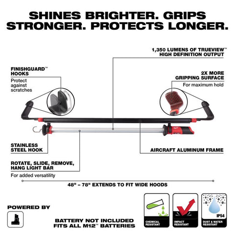 Milwaukee Work Light 5w 47"