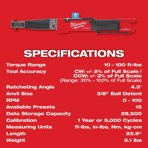 Milwaukee Torque Wrench 3/8" Mw
