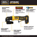 DeWalt 20v Ang Grindr 4" to Dw