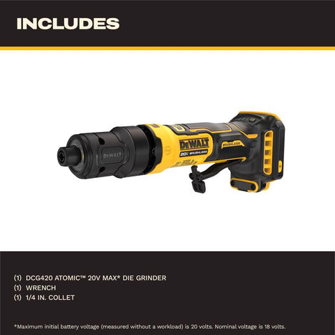 DeWalt 20V MAX 1/4"Die Grinder