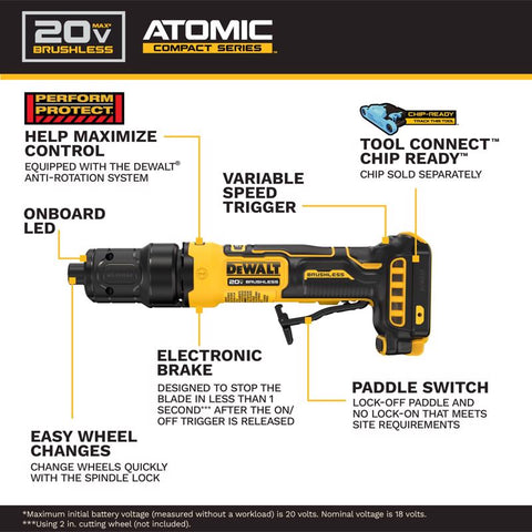 DeWalt 20V MAX 1/4"Die Grinder