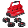 Milwaukee m18 Btry Chrgr 6-port