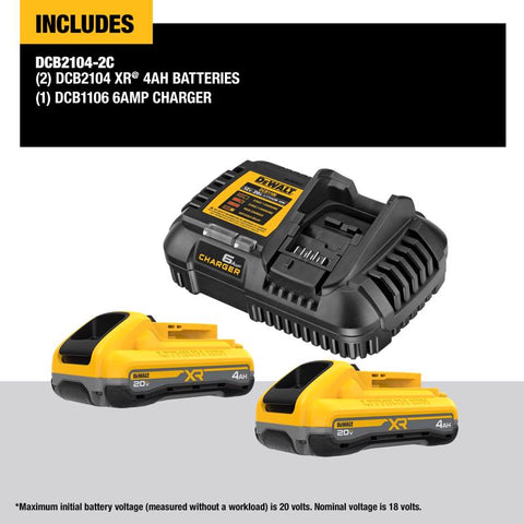 DeWalt 20v Btry Chrgr Kit 4ah