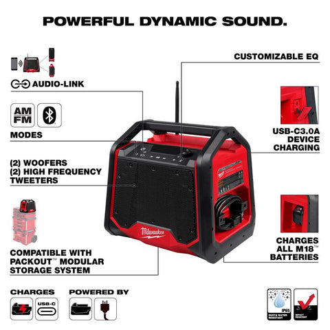 Milwaukee BT Radio Charger