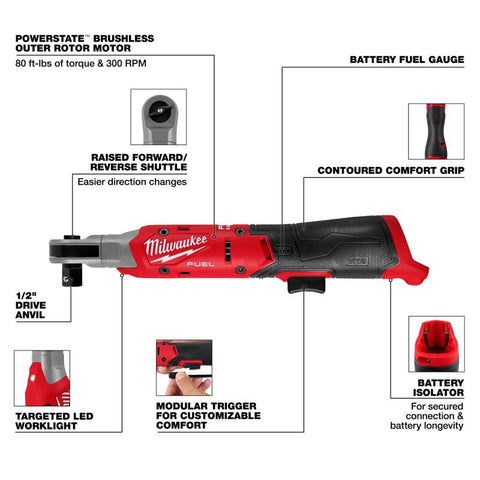 Milwaukee 1/2" Ratchet