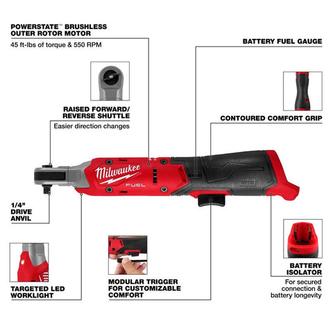 Milwaukee 1/4" Ratchet