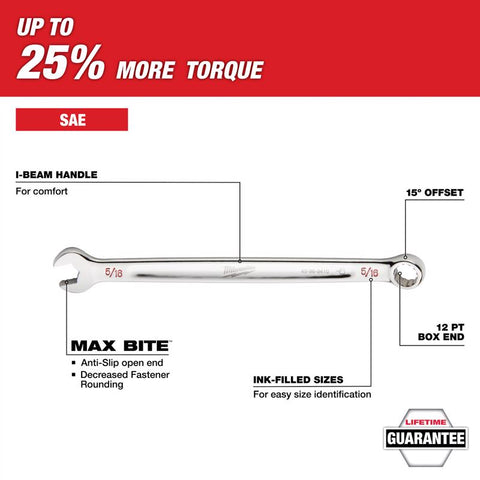 Milwaukee Wrench Set 15p Sae Mw
