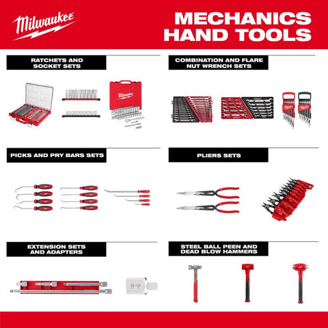 Milwaukee Wrench Set 15p Sae Mw