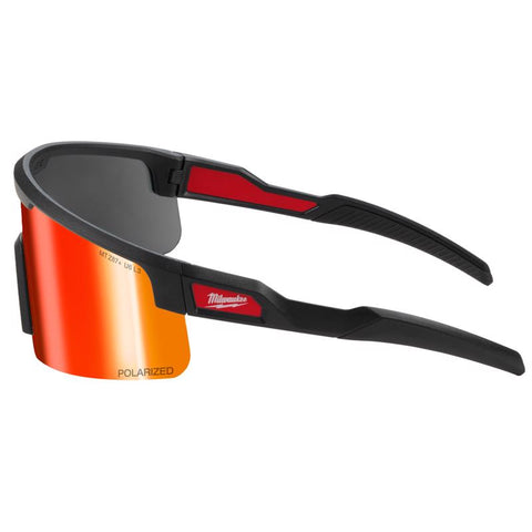 Milwaukee Sfty Glass Blk/red Mw