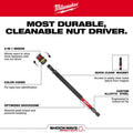 Milwaukee 2in1 Mag Nut Drivr 6"mw