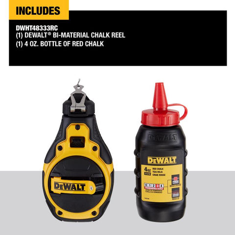 DeWalt Red Chalk Reel Kit
