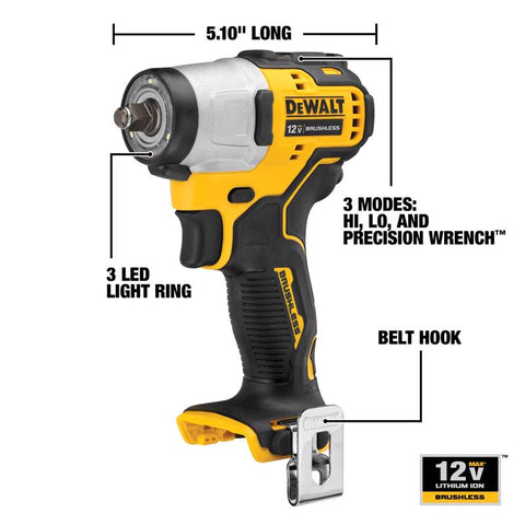 DeWalt 12v Impact wrench3/8to