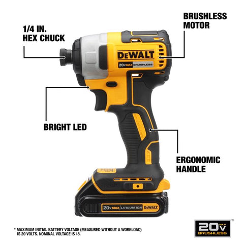 DeWalt 20v Combo Kit 9tl Br Dw