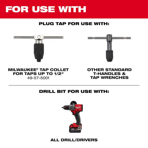 Milwaukee Plug Tap/drillbit Sae Nc