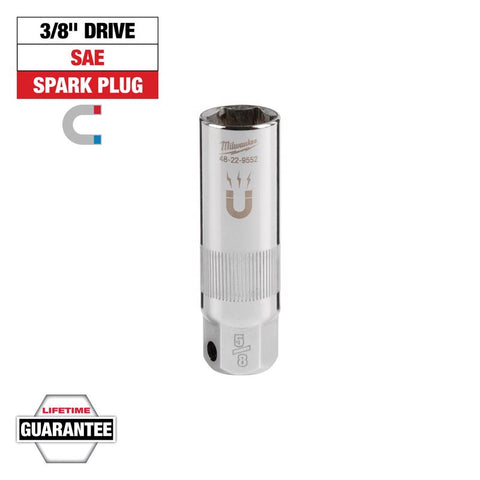 Milwaukee Sprk Plg Socket 5/8x3/8