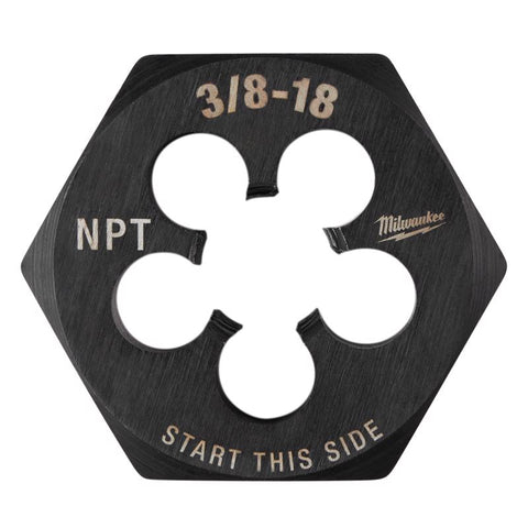 Milwaukee Hexagon Die 3/8-18 Npt