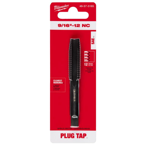 Milwaukee Plug Tap 9/16-12 Nc" Sae