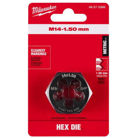 Milwaukee Hexagon Die m14-1.5MM