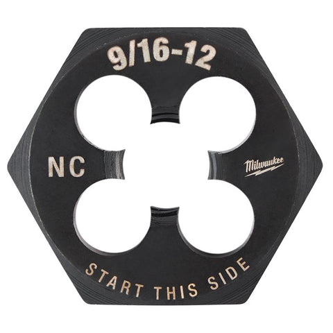 Milwaukee Hexagon Die 9/16-12 Nc