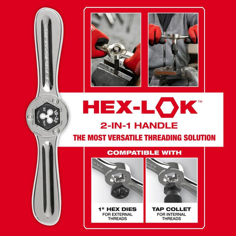 Milwaukee Tap&die Hndl w/collet1/4