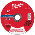 Milwaukee 6" MTL CutOff Wheel