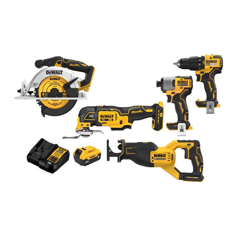 DeWalt 20V MAX 5-Tool Kit
