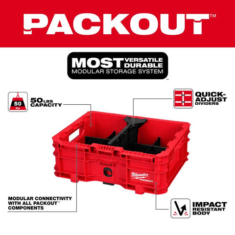 Milwaukee Low-Profile Crate