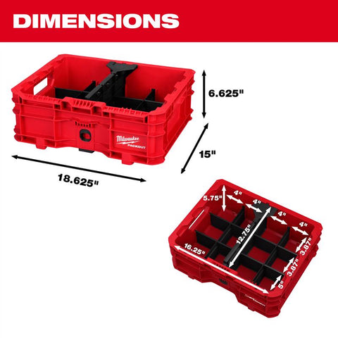 Milwaukee Low-Profile Crate