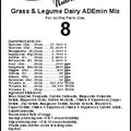 Pmx #8 Grass & Legume Ade Mineral Mix 50 lb Cfdp8