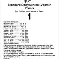 Pmx #1 Standard Dairy 40 lb Bag Cfdp1