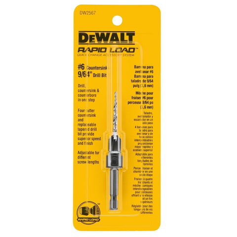 DeWalt #6 Counter 9/64" Bit