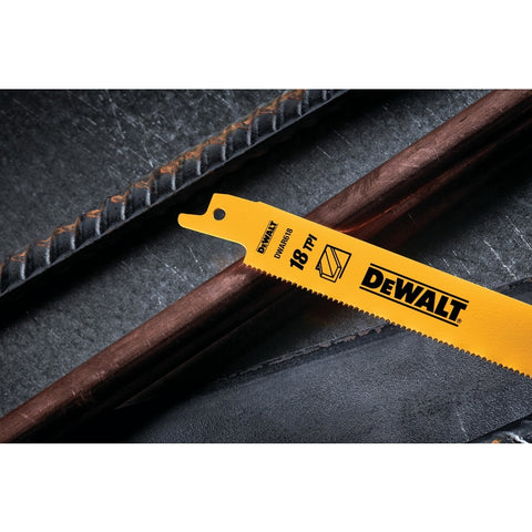 DeWalt 5PK6" 18TPI Recip Blade