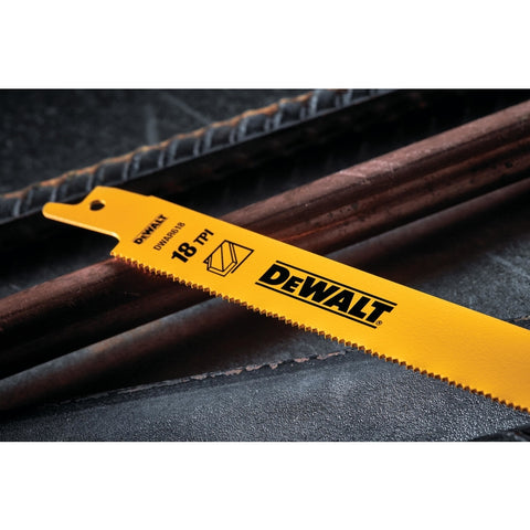 DeWalt 5PK6" 18TPI Recip Blade
