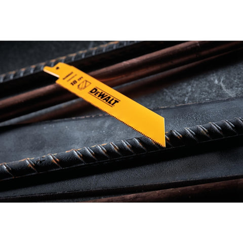 DeWalt 5PK6" 18TPI Recip Blade