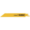 DeWalt 5PK6" 18TPI Recip Blade