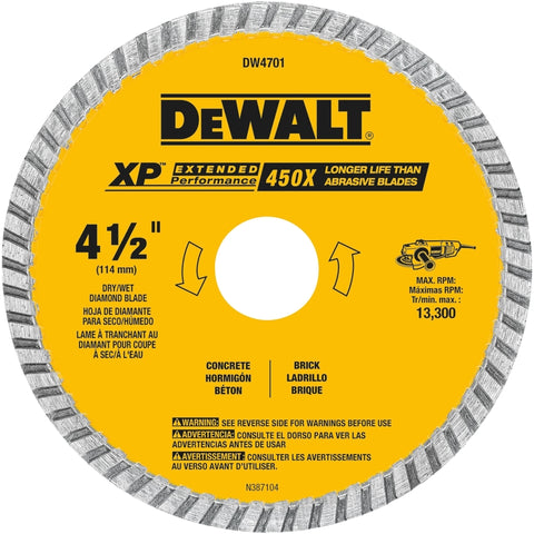 DeWalt 4-1/2" Diamond Wheel